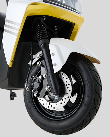 Reliable Braking
Disc Front, Drum Rear
